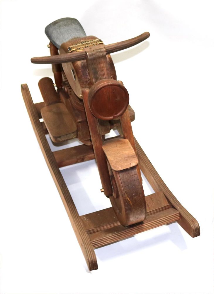 Große Abbildung Nr.5: 125-2870 Harley Davidson Schaukelmotorrad.: (Spielzeug)