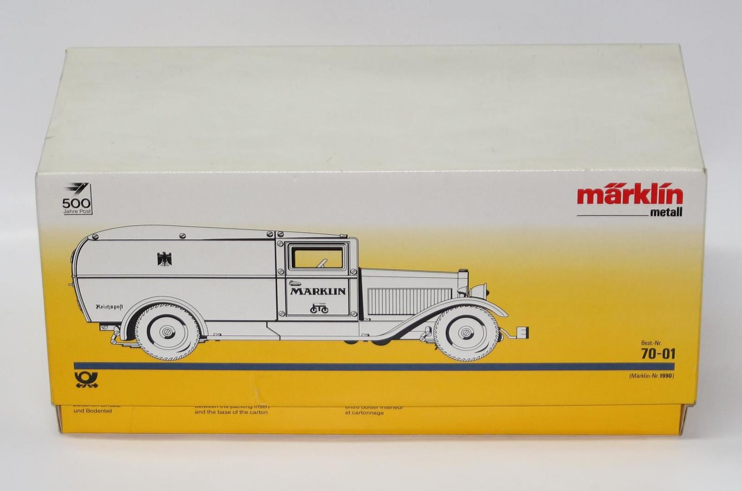 Große Abbildung Nr.3: 125-2873 Märklin Reichspostwagen.: (Spielzeug)