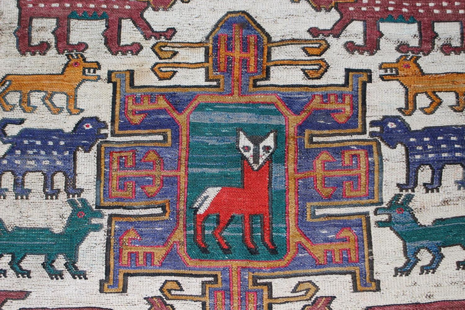 Große Abbildung Nr.2: 125-2883 Sumakh antik: (Teppiche)