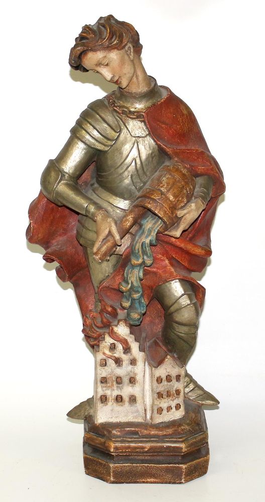 Große Abbildung Nr.1: 125-2918 Sankt Florian von Lorch.: (Volkskunst)