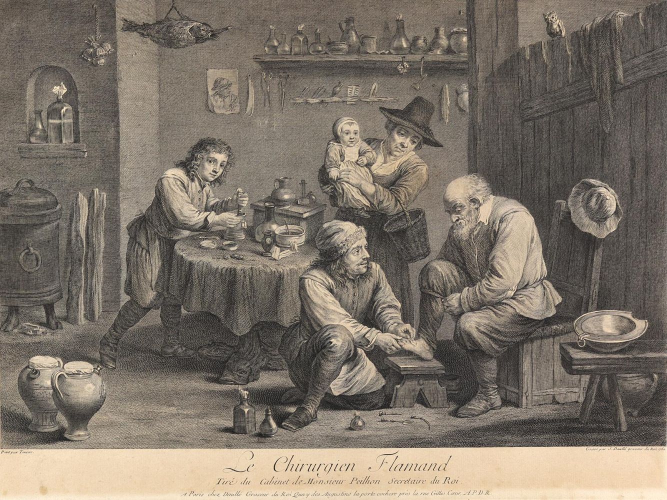 Große Abbildung Nr.1: 125-2991 Der Flämische Chirurg.: (Varia, Berufe)