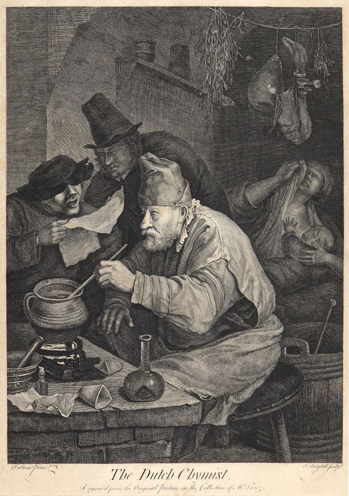 Große Abbildung Nr.1: 125-2992 Der Holländische Chemiker.: (Varia, Berufe)