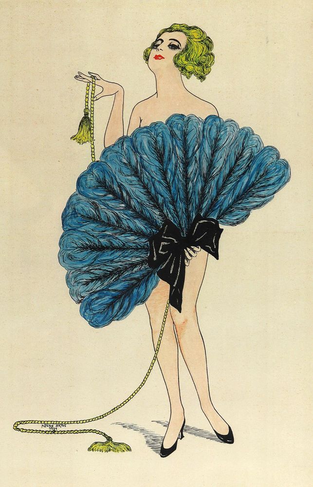 Große Abbildung Nr.2: 125-3019 Burlesque-Tänzerinnen.: (Varia, Erotika - Galantes)