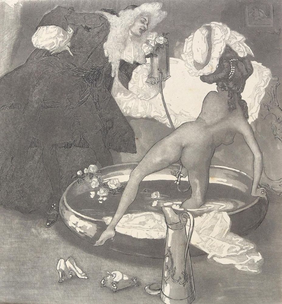 Große Abbildung Nr.2: 125-3020 Dame: (Varia, Erotika - Galantes)