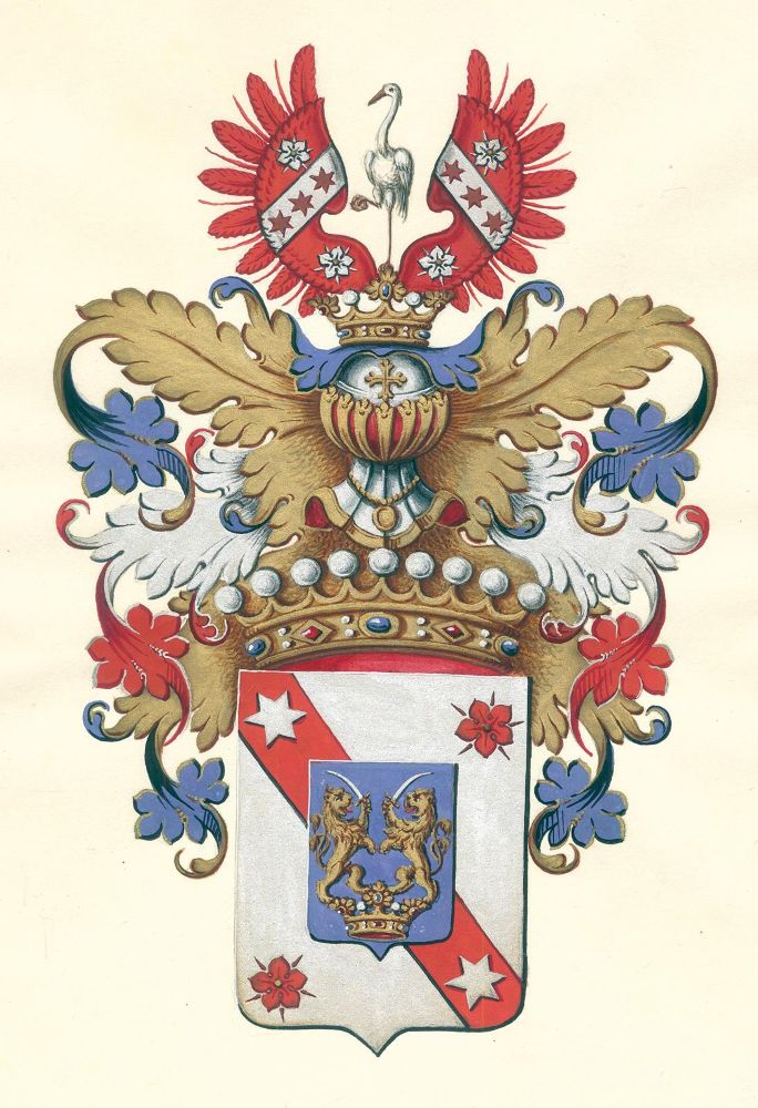 Große Abbildung Nr.2: 125-3035 Wappen.: (Varia, Genealogie und Heraldik)