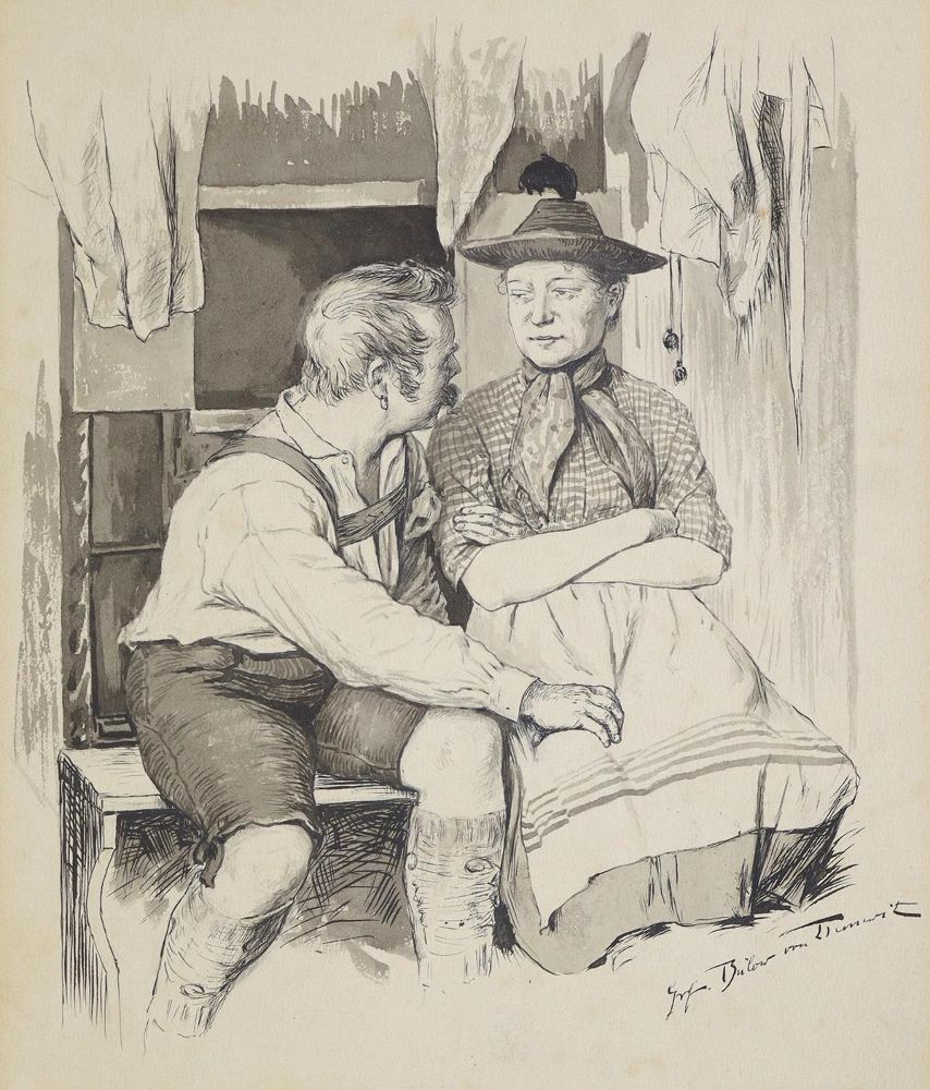 Große Abbildung Nr.1: 125-3040 Bülow von Dennewitz: (Varia, Karikatur)