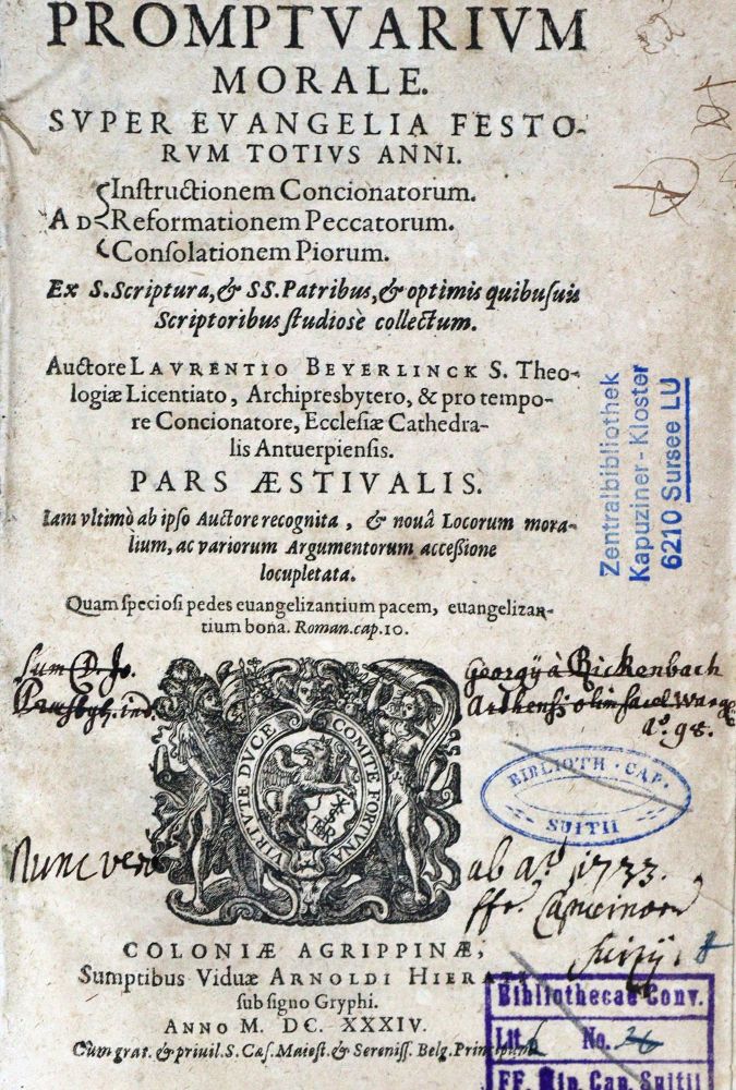 Große Abbildung Nr.1: 125-31 Beyerlinck,L.: (Alte Drucke, Handschriften und Theologie)
