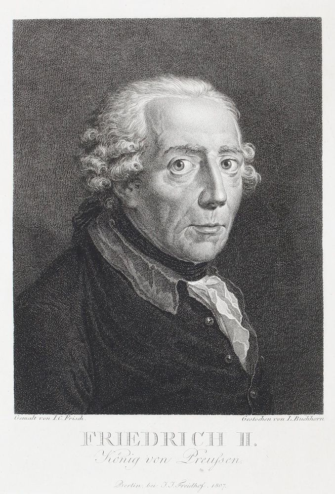 Große Abbildung Nr.1: 125-3106 Buchhorn, Ludwig: (Varia, Portrait, Friedrich II.)