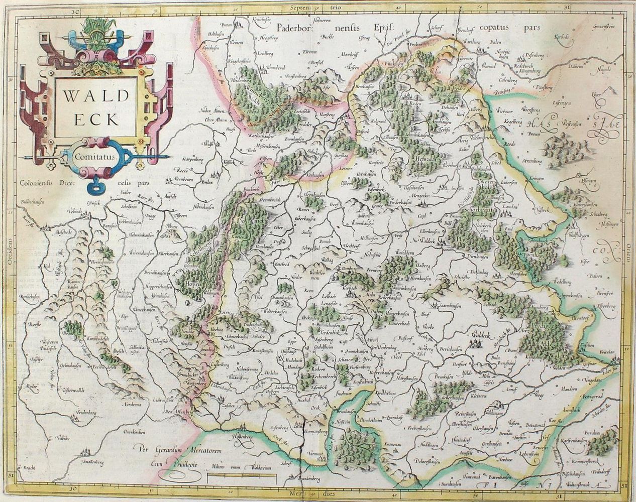 Große Abbildung Nr.3: 125-3188 Gebietskarten.: (Deutschland)