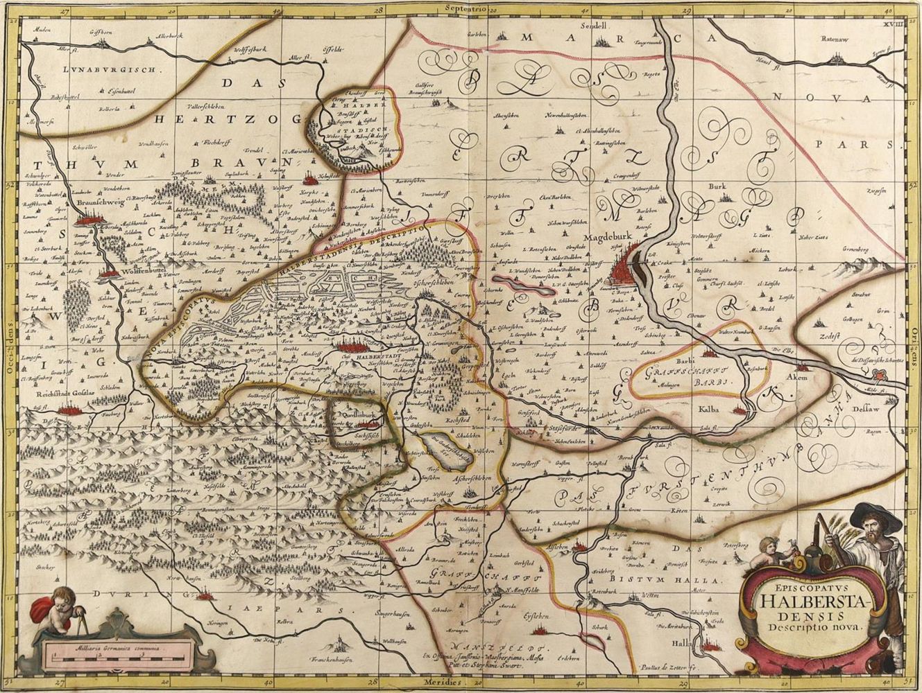 Große Abbildung Nr.7: 125-3189 Gebietskarten.: (Deutschland)
