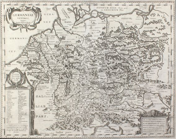 Große Abbildung Nr.1: 125-3190 Germaniae veteris typus.: (Deutschland)