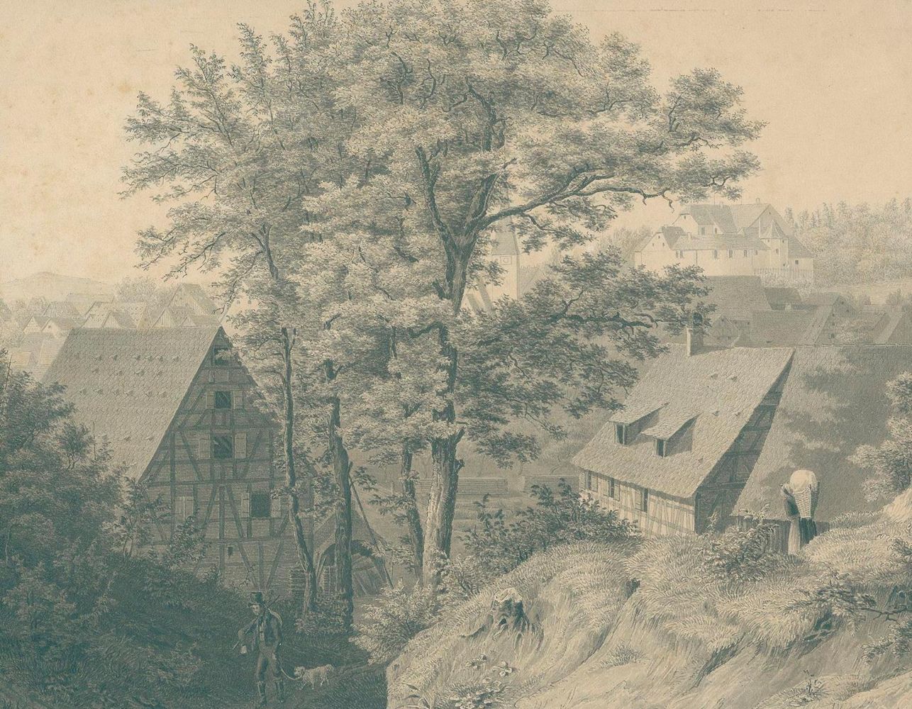 Große Abbildung Nr.1: 125-3197 Henfenfeld bei Hersbruck.: (Deutschland)