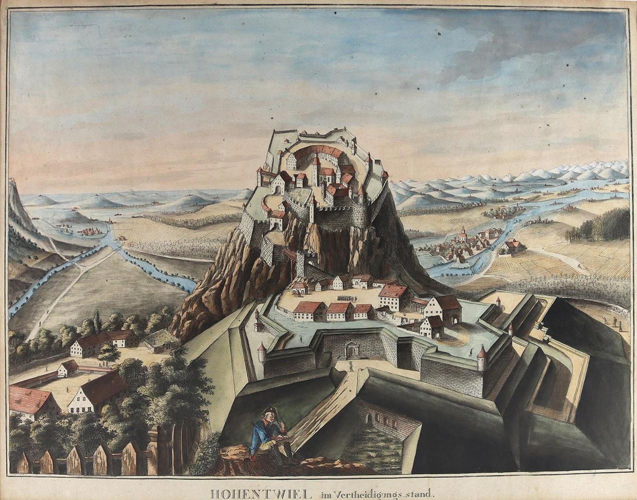 Große Abbildung Nr.1: 125-3199 Hohentwiel.: (Deutschland)