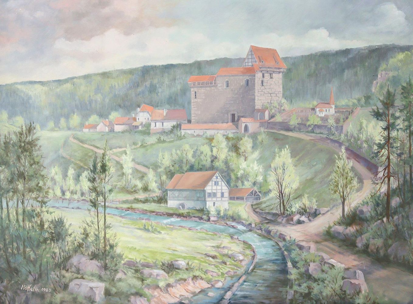 Große Abbildung Nr.1: 125-3225 Burg Rabeneck.: (Deutschland, Pforzheim)