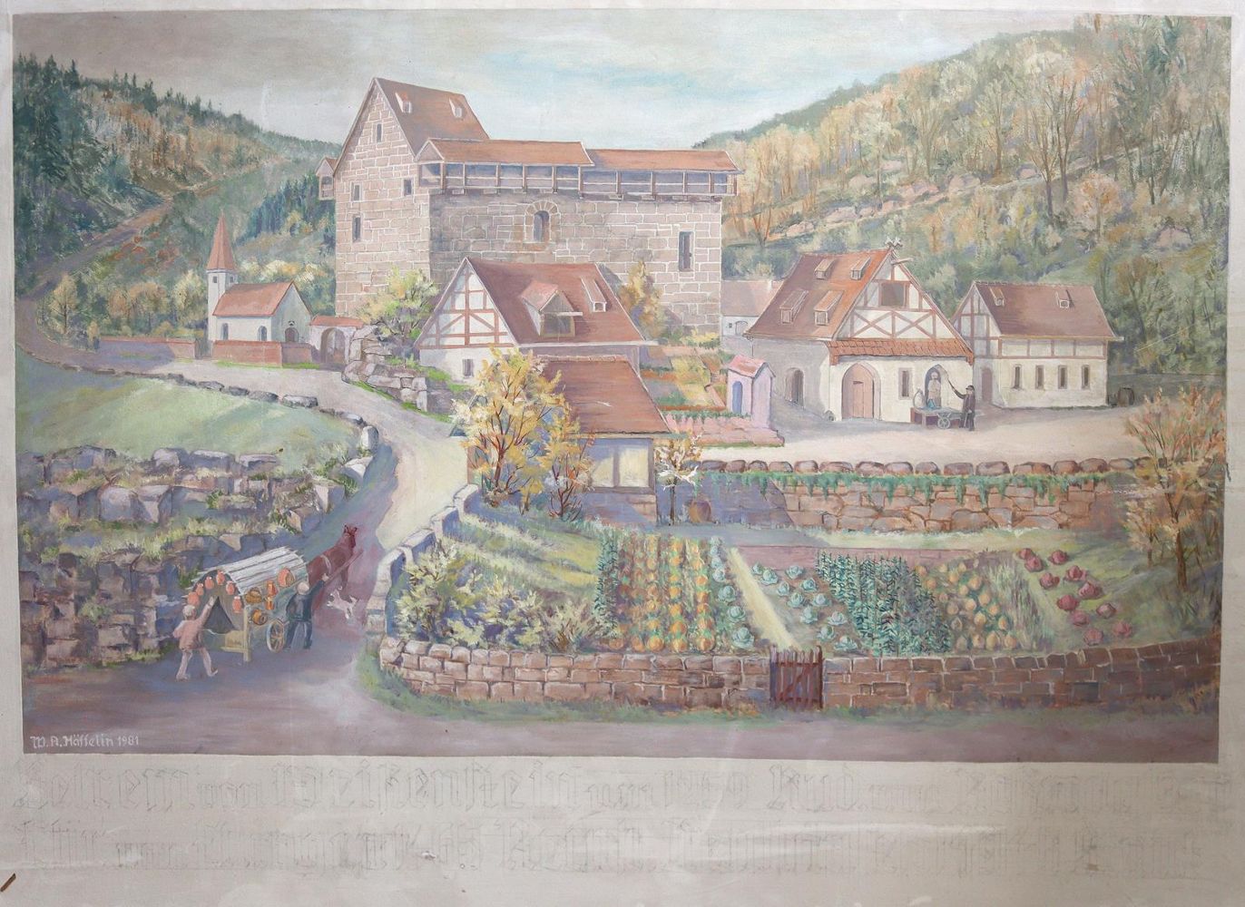 Große Abbildung Nr.1: 125-3227 Burg Rabeneck: (Deutschland, Pforzheim)
