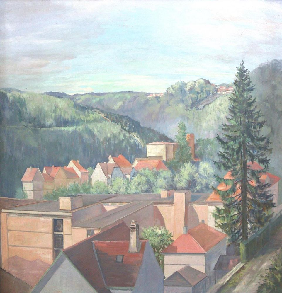 Große Abbildung Nr.1: 125-3231 Die Papierfabrik in Dillweißenstein.: (Deutschland, Pforzheim)