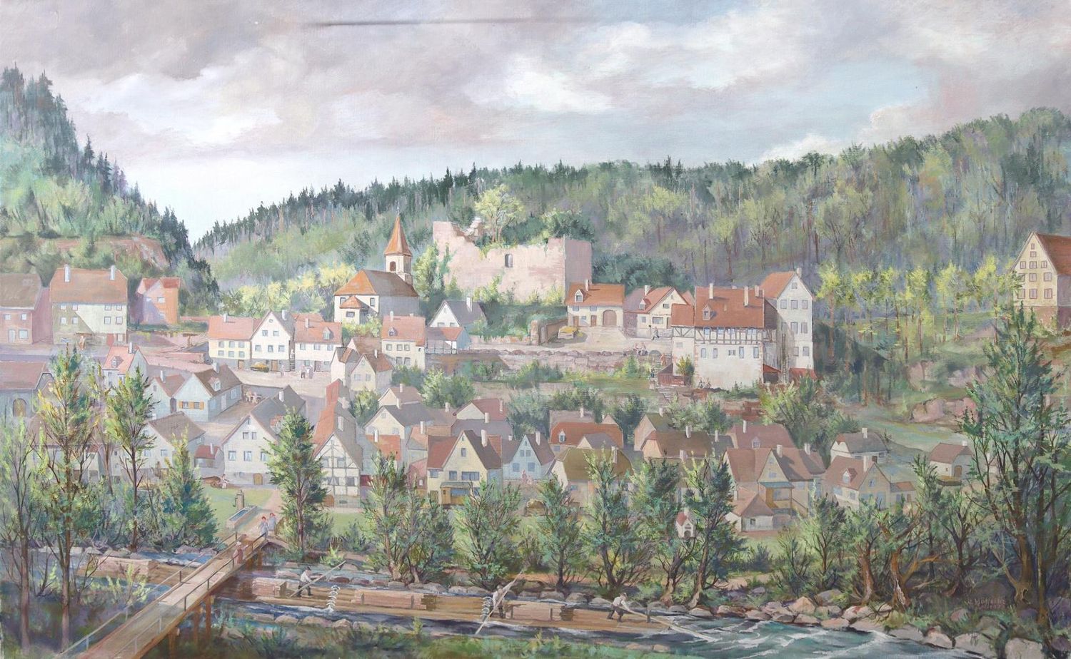 Große Abbildung Nr.1: 125-3232 Dillweißenstein.: (Deutschland, Pforzheim)