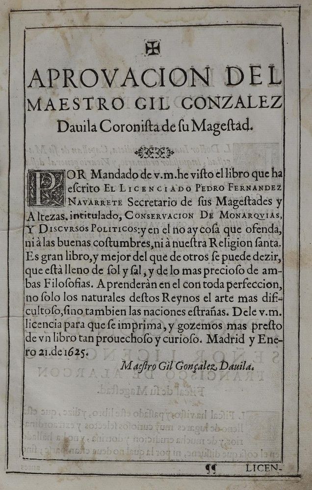 Große Abbildung Nr.2: 125-325 Navarrete,P.F.de.: (Alte Drucke, Handschriften und Theologie)