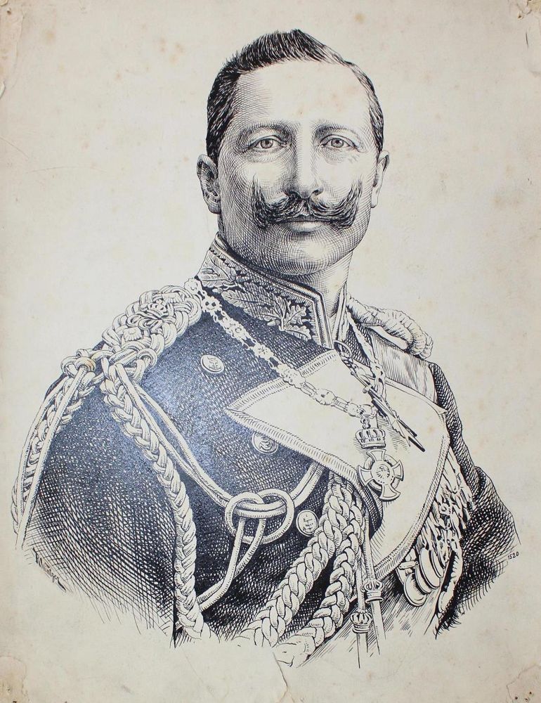 Große Abbildung Nr.4: 125-3254 Wilhelm II. (Deutsches Reich).: (Deutschland, Preussen)