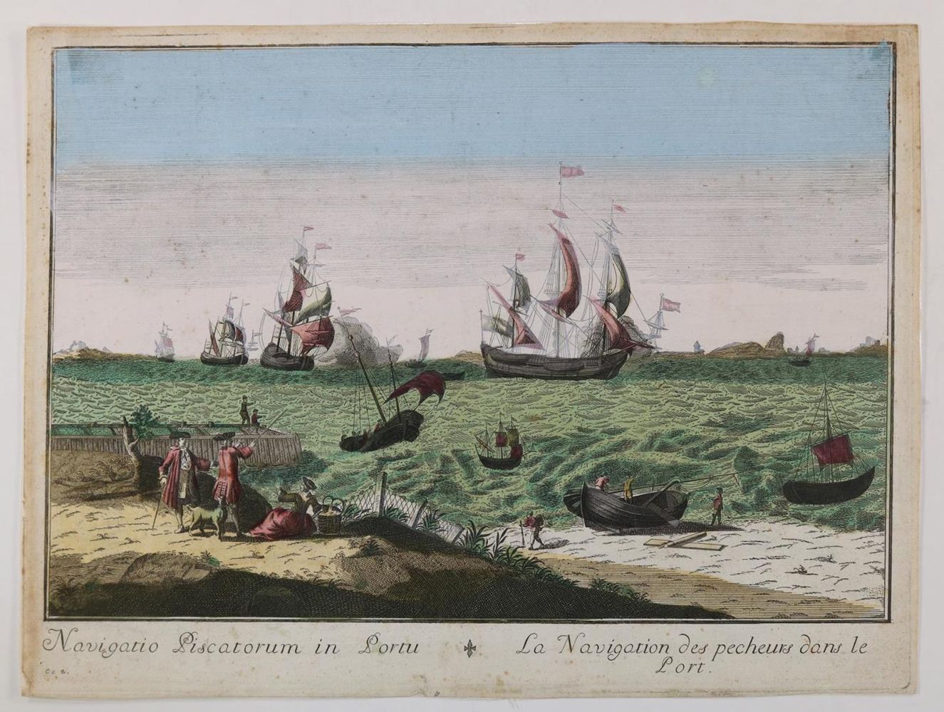 Große Abbildung Nr.25: 125-3352 Vue des Cotes d'Angleterre.: (Ausland, Grossbritannien)