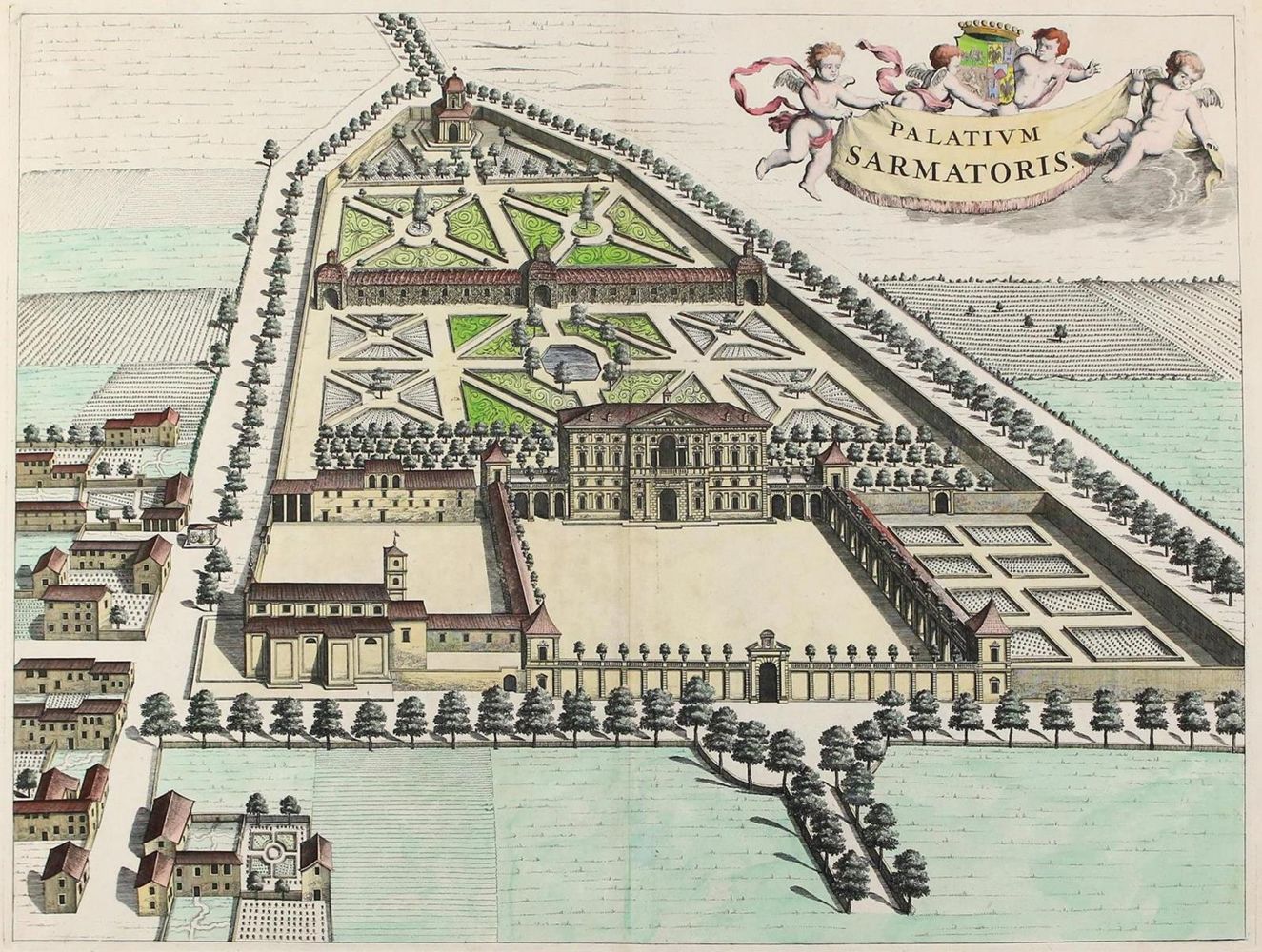 Große Abbildung Nr.1: 125-3363 Palatium Sarmatoris.: (Ausland, Italien)
