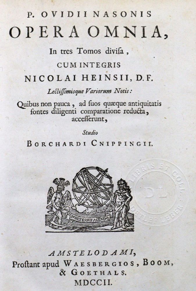 Große Abbildung Nr.3: 125-338 Ovidius,N.P.: (Alte Drucke, Handschriften und Theologie)