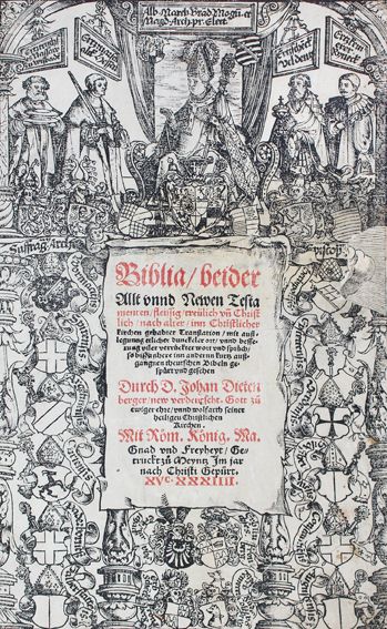 Große Abbildung Nr.1: 125-34 Biblia germanica.: (Bibeln)