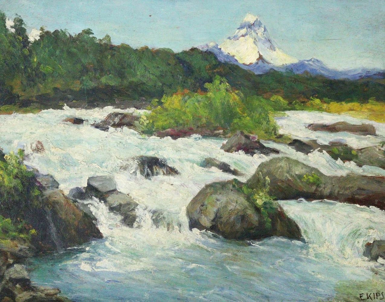 Große Abbildung Nr.1: 125-3406 Kips,E.: (Ausland, Schweiz, Matterhorn)