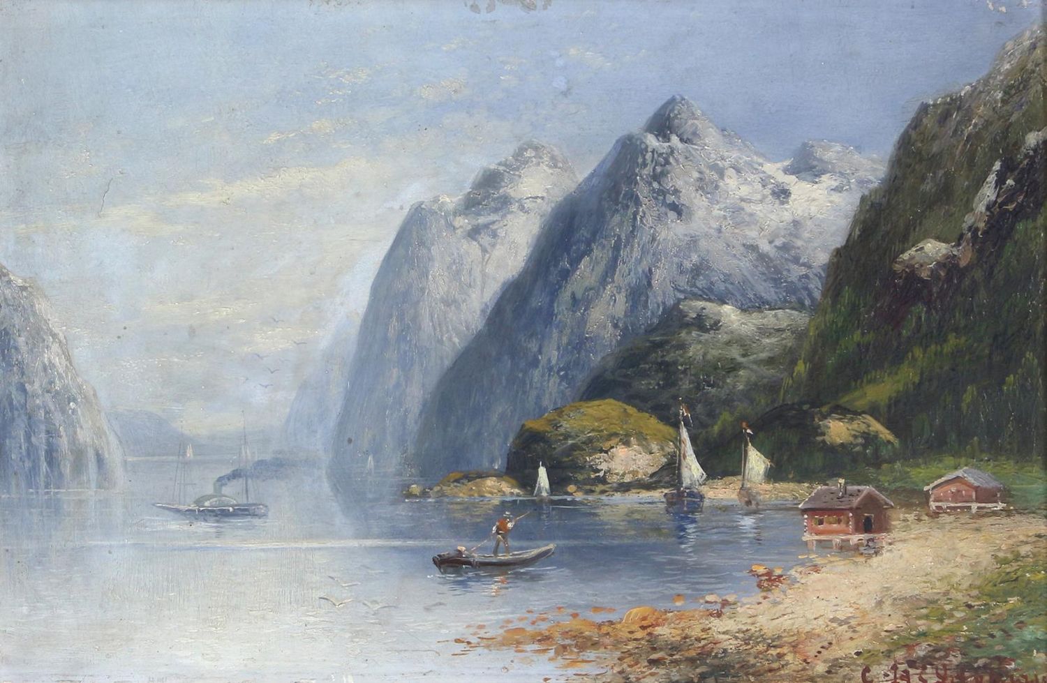 Große Abbildung Nr.1: 125-3410 Fjordlandschaften.: (Ausland, Skandinavien)