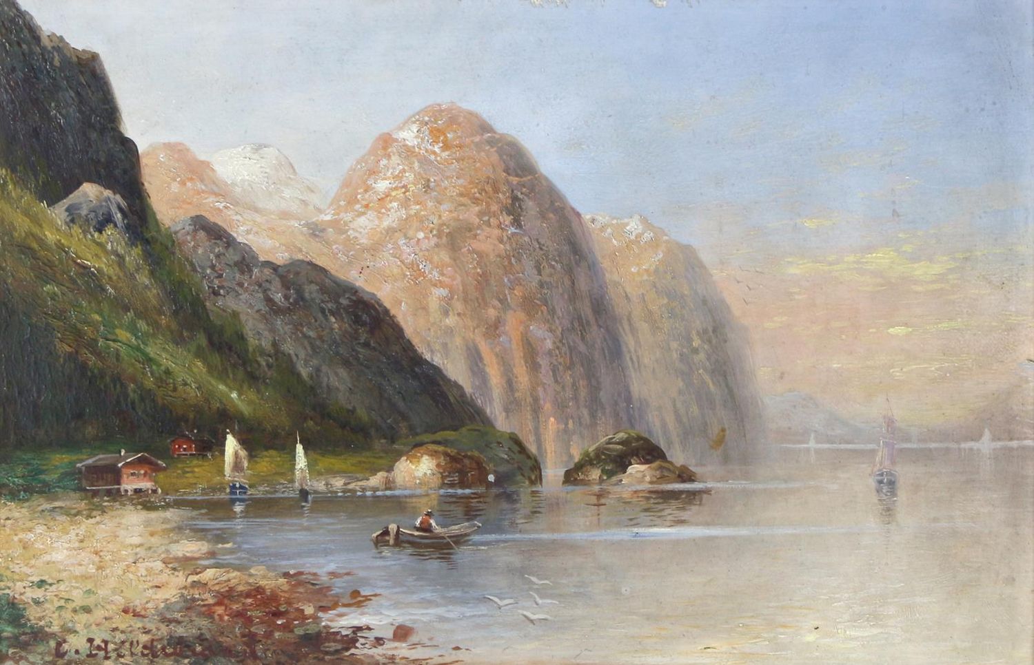 Große Abbildung Nr.2: 125-3410 Fjordlandschaften.: (Ausland, Skandinavien)
