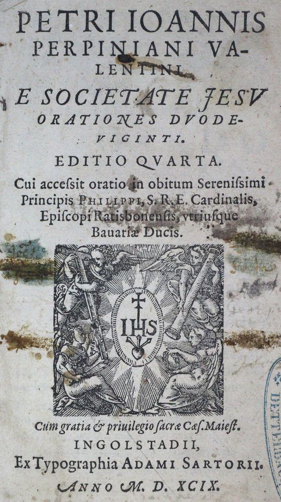 Große Abbildung Nr.1: 125-343 Perpina,P.J.: (Alte Drucke, Handschriften und Theologie)