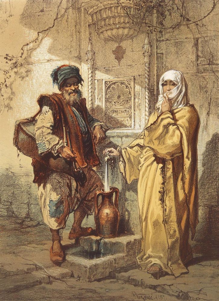 Große Abbildung Nr.1: 125-3437 Wasserträger.: (Ausland, Türkei)
