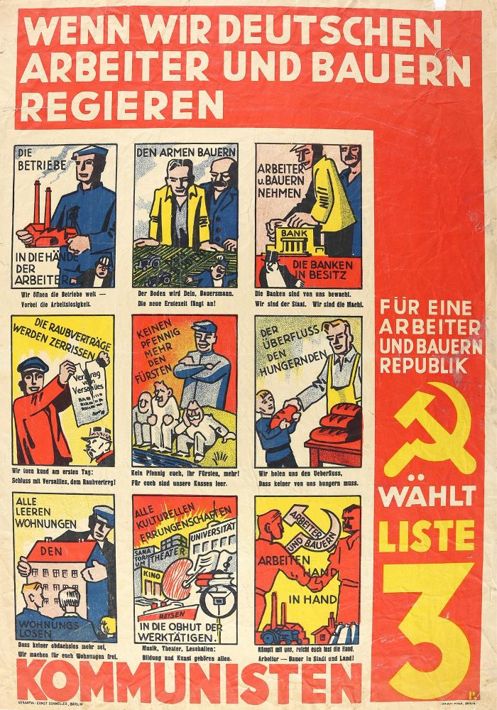 Große Abbildung Nr.1: 125-3504 Kommunismus.: (Plakate)