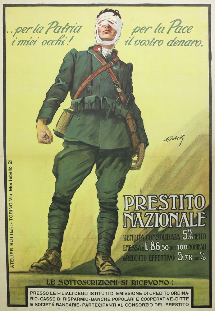 Große Abbildung Nr.1: 125-3507 Ortelli, Alfredo: (Plakate, Krieg)