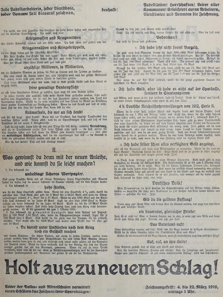 Große Abbildung Nr.2: 125-3509 Kriegsanleihe.: (Plakate)