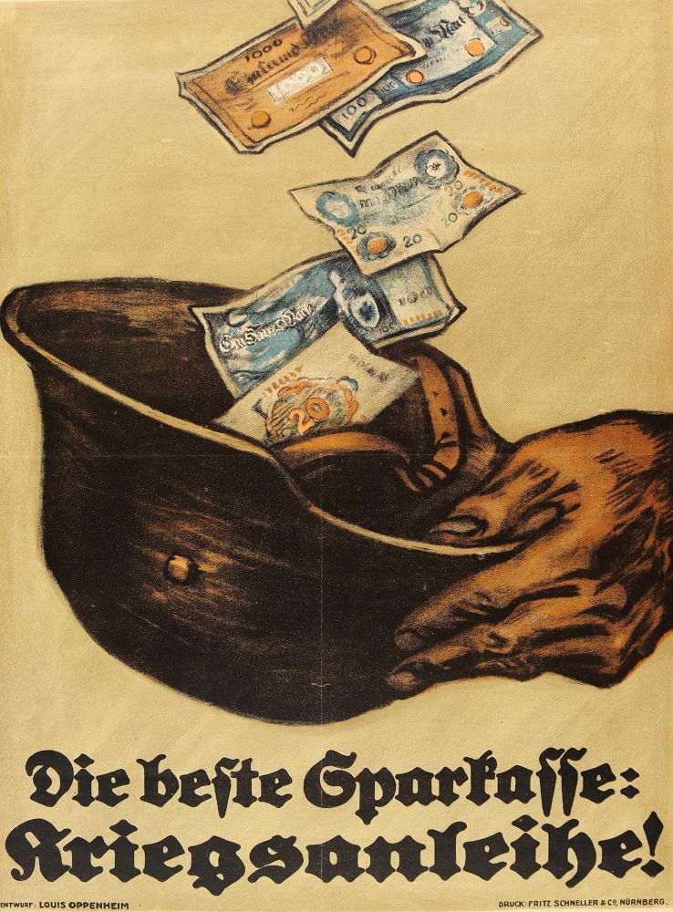Große Abbildung Nr.1: 125-3525 Oppenheim, Louis: (Plakate, Kriegsanleihe)
