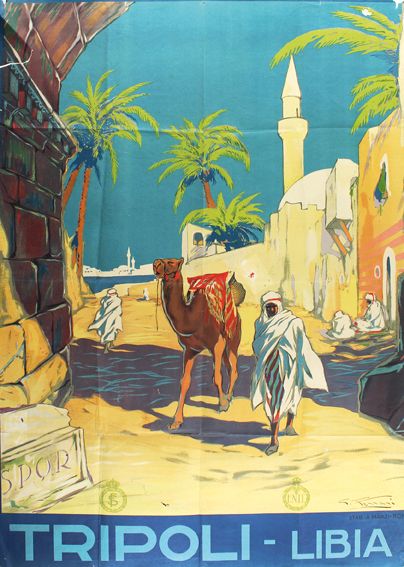 Große Abbildung Nr.1: 125-3545 Ferrari, Giulio: (Plakate, Libyen)