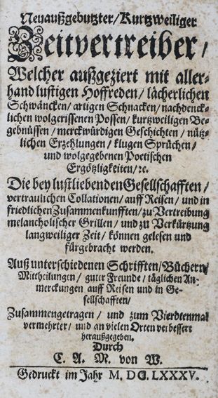 Große Abbildung Nr.1: 125-356 (Praetorius,J.).: (Alte Drucke, Handschriften und Theologie)