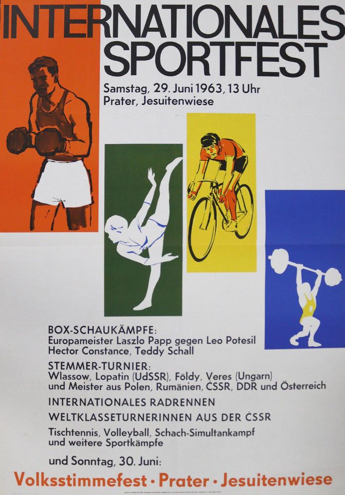 Große Abbildung Nr.17: 125-3598 Sammlung: (Plakate, Sport)