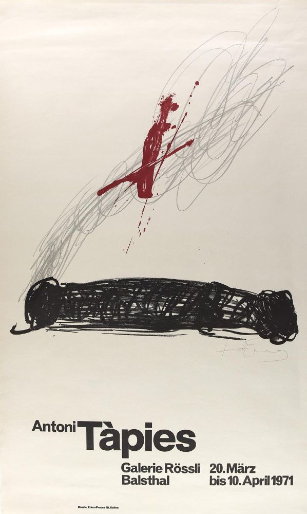 Große Abbildung Nr.1: 125-3602 Tàpies, Antoni: (Plakate)