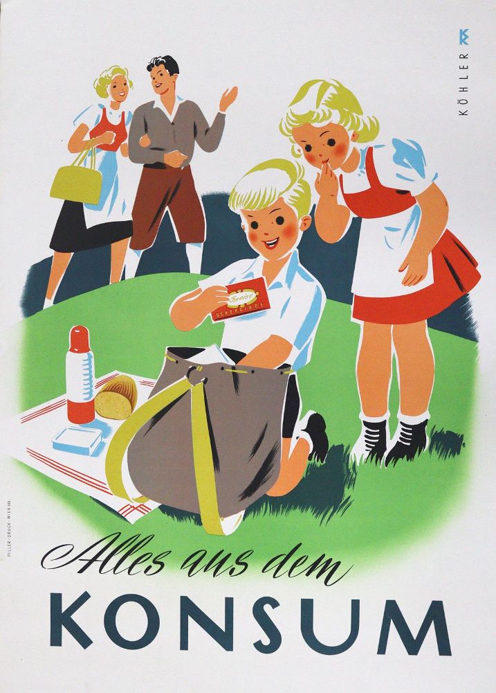 Große Abbildung Nr.1: 125-3625 Konsum: (Plakate, Werbung)