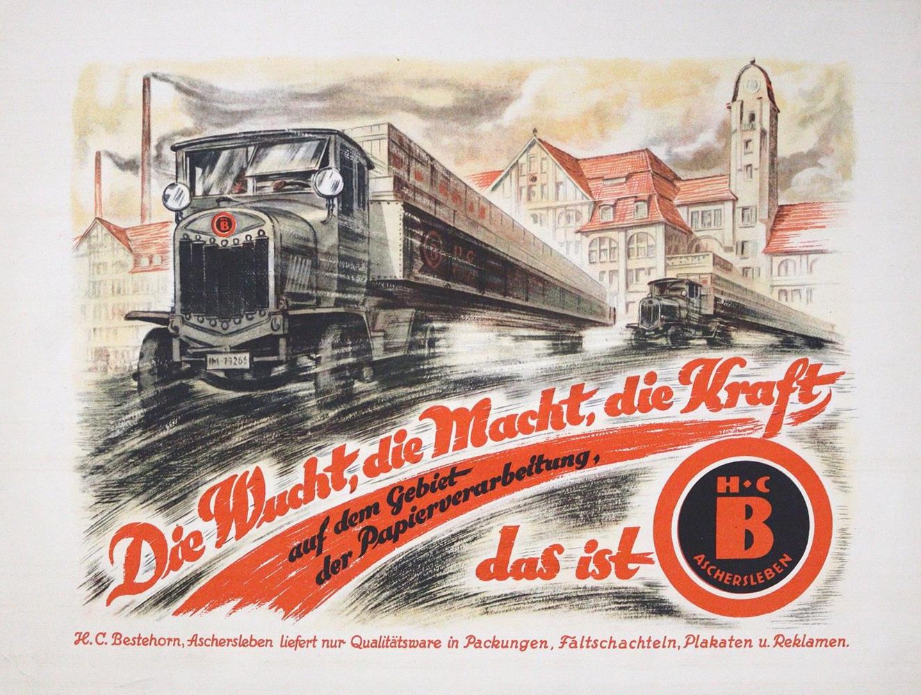 Große Abbildung Nr.2: 125-3628 Sammlung: (Plakate, Werbung)