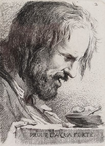 Große Abbildung Nr.1: 125-3695 Bossi, Benigno.: (Künstlergraphik)