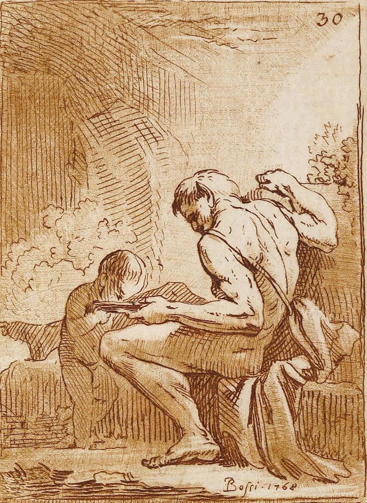 Große Abbildung Nr.1: 125-3697 Bossi, Benigno.: (Künstlergraphik)