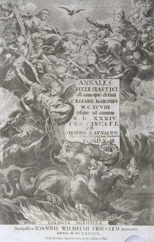 Große Abbildung Nr.2: 125-370 Rinaldi,O.: (Alte Drucke, Handschriften und Theologie)