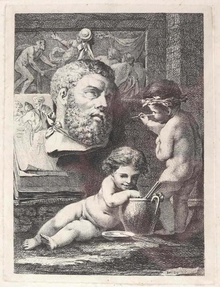 Große Abbildung Nr.1: 125-3700 Bossi, Benigno.: (Künstlergraphik)