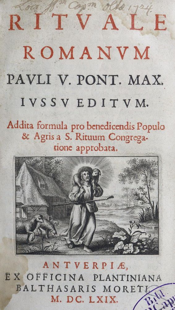 Große Abbildung Nr.1: 125-371 Rituale Romanum: (Alte Drucke, Handschriften und Theologie)