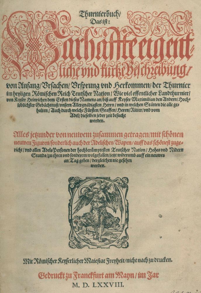 Große Abbildung Nr.1: 125-374 Rüxner,G.: (Alte Drucke, Handschriften und Theologie)