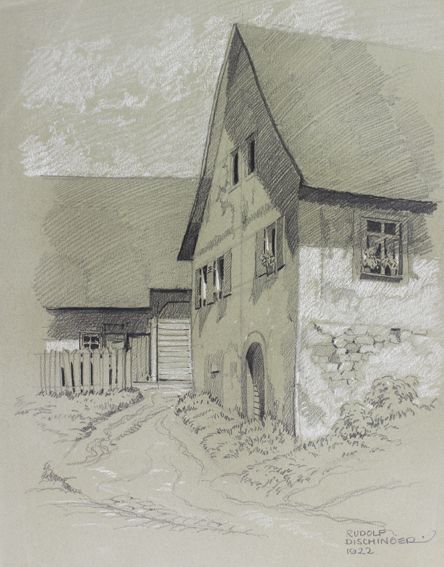 Große Abbildung Nr.1: 125-3762 Dischinger, Rudolf: (Künstlergraphik)