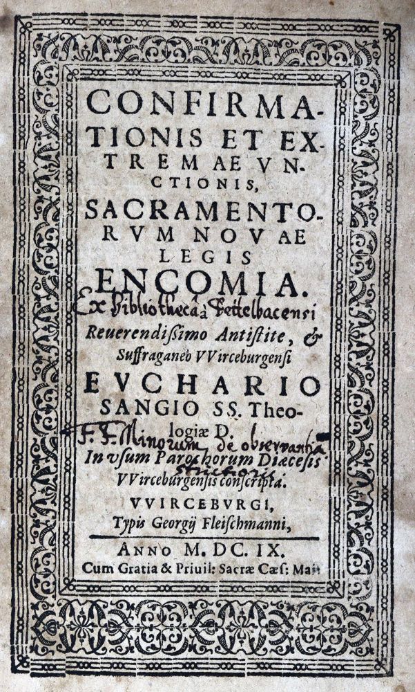 Große Abbildung Nr.1: 125-380 Sang,E.: (Alte Drucke, Handschriften und Theologie)